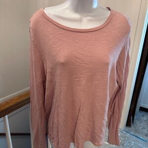 American Eagle Outfitters Blush Long Sleeve Tee